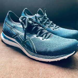 ASICS Gel Kayano 28 MK Mako Blue Ice Mint Mens Size 13 US 48 EUR 12 UK XLNT